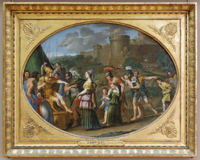 Timoklea vor Alexander dem Großen von Domenichino